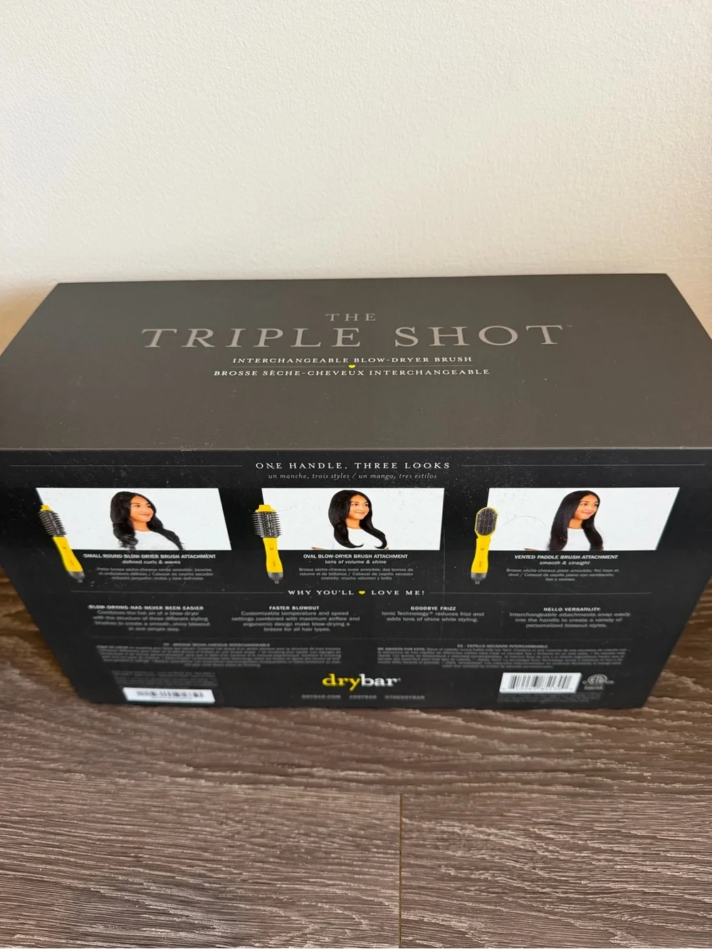 The Triple Shot Interchangeable Blow-Dryer Brush Set by drybar